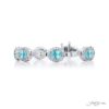 Oval Emerald and diamond bracelet