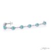 Oval Emerald and diamond bracelet