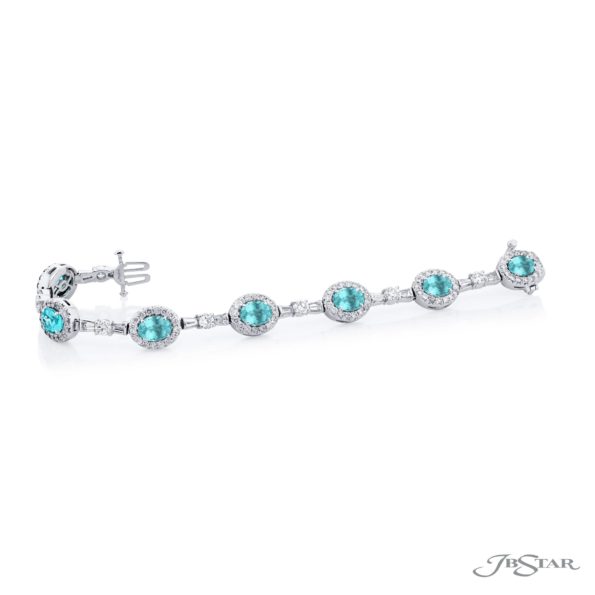 Oval Emerald and diamond bracelet