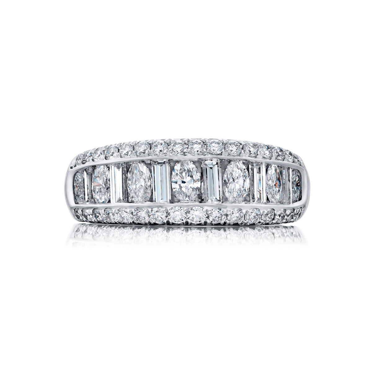 Elegance Elevated: Classic Diamond Band