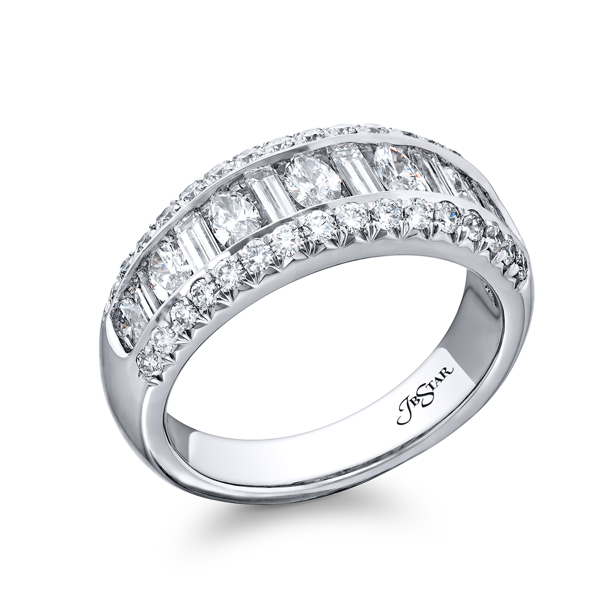 Elegance Elevated: Classic Diamond Band